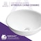 Anzzi Deux Ceramic Vessel Sink in White LS-AZ118 - alternate 7